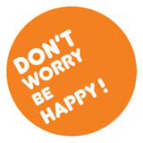 Don't Worry Be Happy Autocollant mural