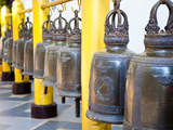 Large Buddhist Prayer Bells at Wat Doi Suthep Temple, Chiang Mai, Thailand, Southeast Asia, Asia Photographic Print by Matthew Williams-Ellis