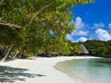 White Sand Beach, Bay de Kanumera, Ile Des Pins, New Caledonia, Melanesia, South Pacific, Pacific Photographic Print by Michael Runkel