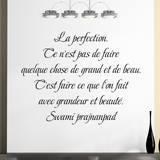 La perfection… Wall Decal by Swami Prajnanpad