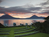 Toliman Volcano, Lago de Atitlan, Guatemala, Central America Photographic Print by Michael DeFreitas