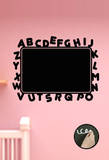 Tableau Ardoise Alphabet Autocollant mural