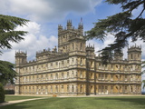 Highclere Castle, Home of Earl of Carnarvon, Location for BBC's Downton Abbey, Hampshire, England Photographic Print by James Emmerson