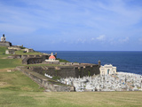 El Morro (Morro Castle), San Felipe, UNESCO World Heritage Site, San Juan, Puerto Rico, USA Photographic Print by Wendy Connett