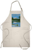 Lassen Peak and Manzanita Lake, c.2009 Apron Apron