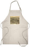 Hoboken, New Jersey - Panoramic Map Apron Apron