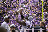 Super Bowl XLVII: Ravens vs 49ers - Ed Reed and Ray Lewis Photographic Print by Ben Liebenberg
