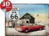 Route 66 The Mother Road Tin Sign