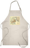 Acadia National Park - Topographic Panoramic Map Apron Apron