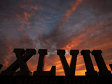 Super Bowl XLVII: Ravens vs 49ers - Sunset Photographic Print by Charlie Riedel