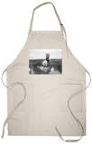 Cheyenne Indian, Wearing Headdress, on Horseback Photograph Apron Apron