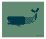Jonas The Whale Premium Giclee Print by Paul Cunha