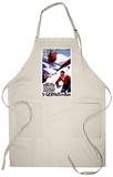 St. Gervais-Les-Bains, France - SNCF Railway Cable Car Promo Apron Apron