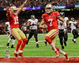 Colin Kaepernick Touchdown Super Bowl XLVII Foto