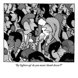 "By 'lighten up' do you mean 'dumb down'?" - New Yorker Cartoon Premium Giclee Print by William Haefeli