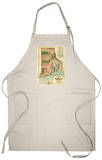 Rhode Island - Panoramic Map Apron Apron