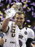 Super Bowl XLVII: Ravens vs 49ers - Joe Flacco Photographic Print by David Goldman