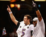 Joe Flacco & Ray Lewis Super Bowl XLVII Celebration Photo