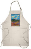 Painted Dunes Scene, Mount Lassen, California Apron Apron
