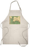 Alaska - Panoramic State Map Apron Apron