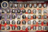 Presidents of the United States (2013 Edition) Educational Poster Print Poster