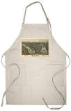 Pittsburgh, Pennsylvania - Panoramic Map Apron Apron