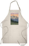 Spring Flowers, Glacier National Park, Montana Apron Apron
