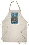 Kraken Attacking Ship - Seattle Apron Apron