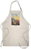 Pan-American Clipper Flying Over China - Hong Kong, China Apron Apron