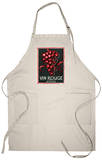 Vin Rouge De Table Wine Label - Europe Apron Apron