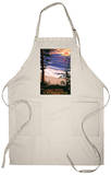 San Diego, California - Ocean & Sunset Apron Apron