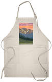 Jackson Hole, Wyoming, Spring Flowers Apron Apron