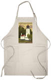 Umpqua River Lighthouse - Oregon Apron Apron