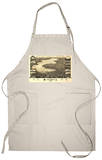 Lake Geneva, Wisconsin - Panoramic Map Apron Apron