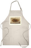 San Francisco, California - Panoramic Map No. 4 Apron Apron