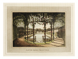 Flower garden, Valley-Field Giclée-Druck von Humphry Repton