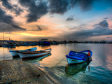 Boats at Sunset 1 Photographic Print by Nejdet Duzen