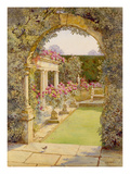 The Fountain Court Giclee Print by Edith Helena Adie