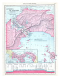 1913, Panama, Central America, Isthmus of Panama Reproduction procédé giclée