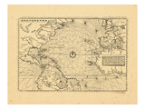 1566, Africa, Europe, North America, South America Giclee Print