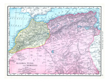 1913, Algeria, Morocco, Africa, Algeria, Tunis and Morocco Giclee Print