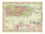 1913, Puerto Rico, Central America Reproduction procédé giclée