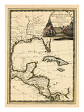1798, Cuba, Central America, Latin America Reproduction procédé giclée