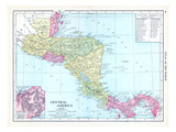 1913, Central America Reproduction procédé giclée