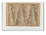 1864, Mountains and Rivers Comparative Chart Reproduction procédé giclée