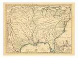 1718, Louisiana, Maryland, North Carolina, South Carolina, United States, Virginia Reproduction procédé giclée