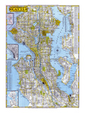 1960, Seattle 1960, Washington, United States Giclee Print
