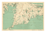 1891, Cape Cod, Plymouth, Barnstable, Falmouth, Mashpee, Bourne, Marion, Massachusetts, USA Giclee Print