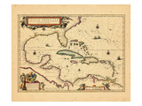 1635, West Indies, Central America Giclee Print