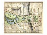 1815, Washington D.C. Vicinity of the Capitol, District of Columbia, United States Giclee Print